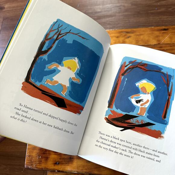 Vintage 1996 PJ Library Hanna's Sabbath Dress Jewish Paperback Book - Picture 5 of 9